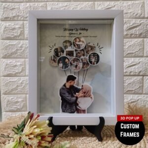 Madly Gift Personalised 3D Pop-up Photo Frame