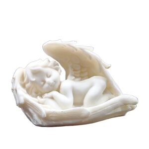 White Little Angel with Wings