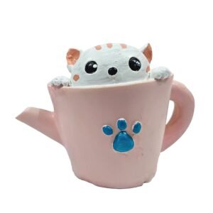 Cute Kitten in Kettle