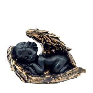 Black Little Angel with Wings