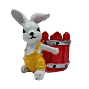 Cute Rabbit with Bucket