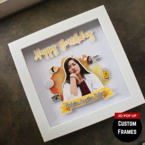 Madly Gift Personalised 3D Birthday Pop-up Photo Frame