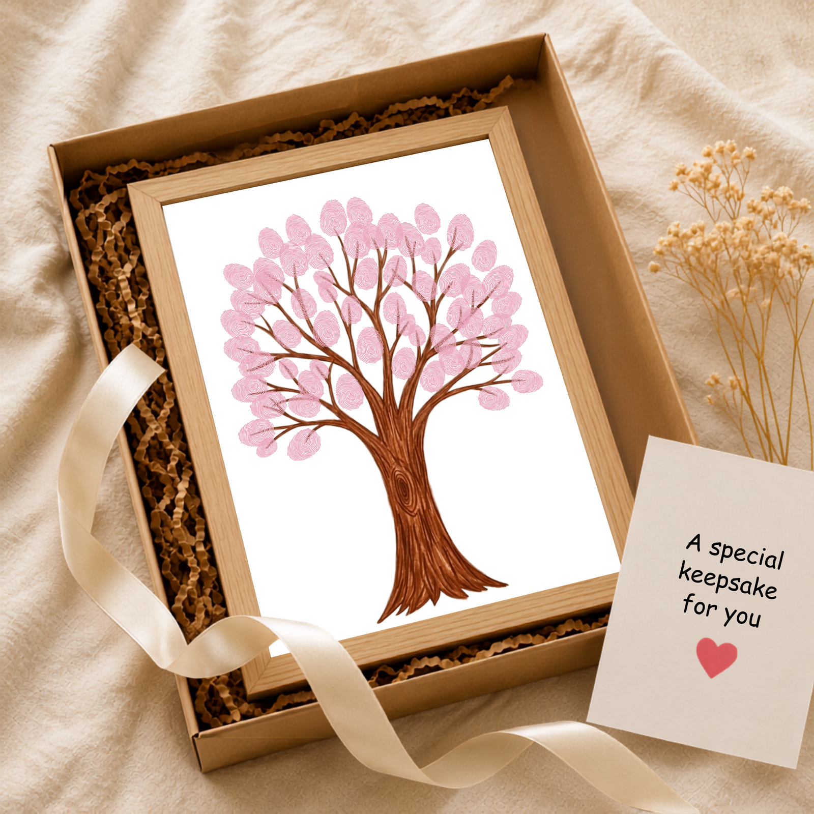 Personalized Memory Tree Thumbprint Art