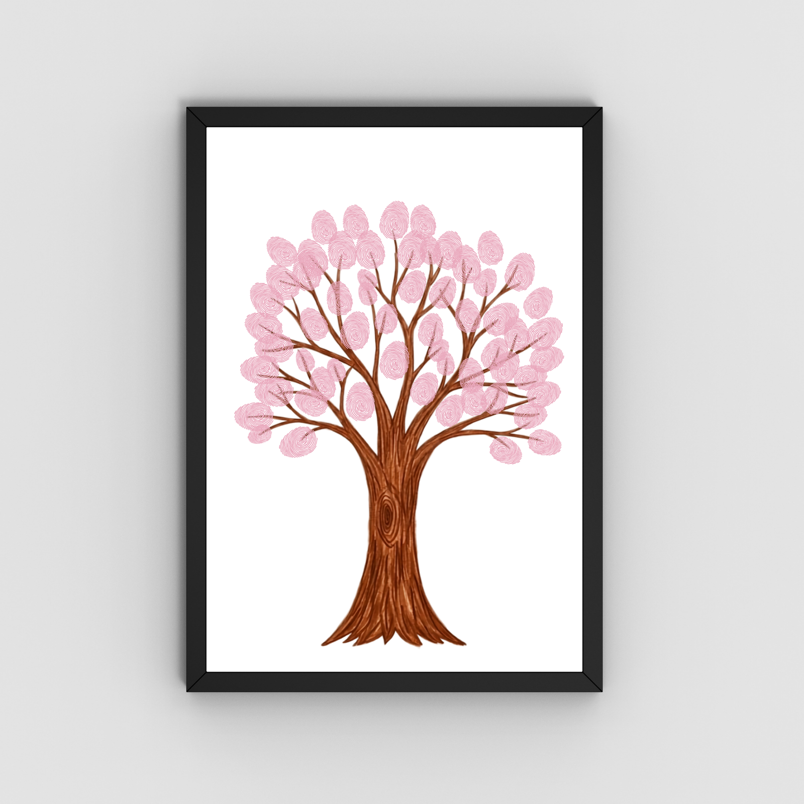 Personalized Memory Tree Thumbprint Art