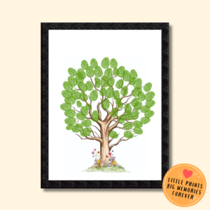 Personalized Bloom Tree Thumbprint Art