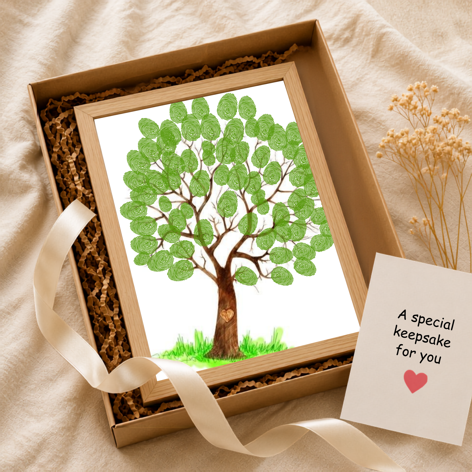 Personalized Blossom Tree Thumbprint Art