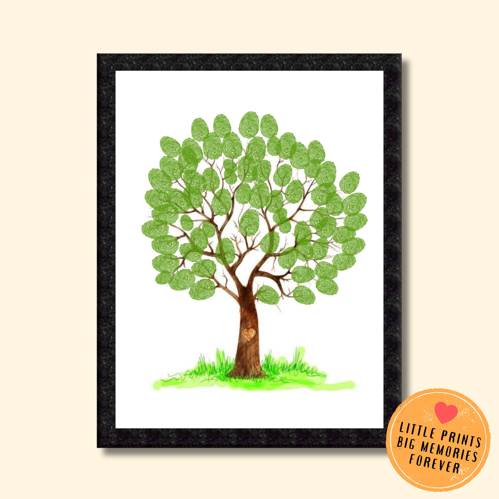 Personalized Blossom Tree Thumbprint Art