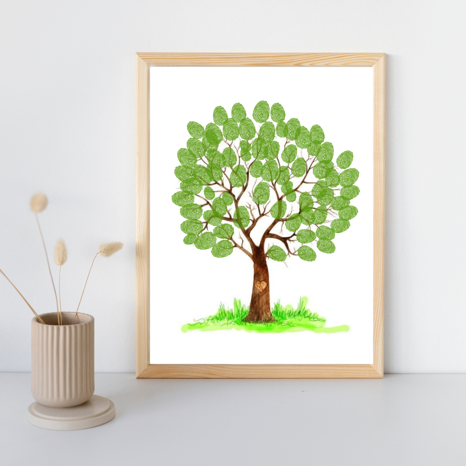 Personalized Blossom Tree Thumbprint Art