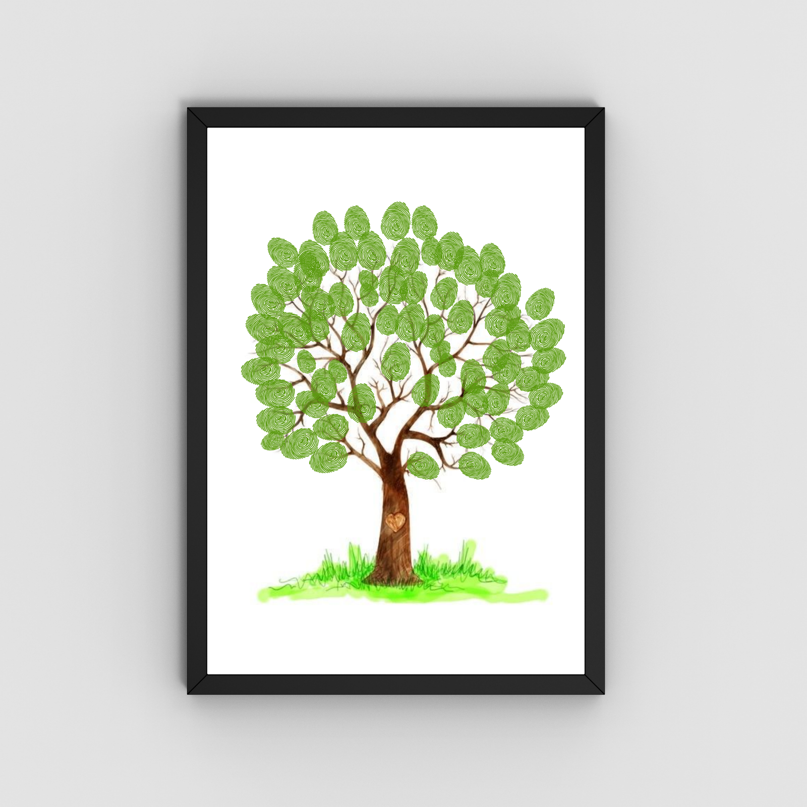 Personalized Blossom Tree Thumbprint Art