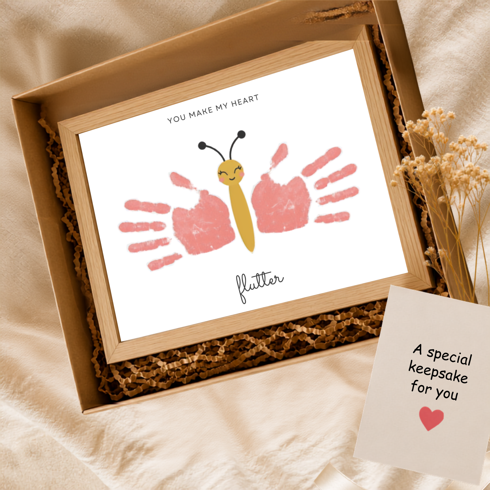 Personalized My Cute Butterfly Handprint Art