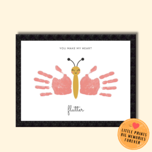 Personalized My Cute Butterfly Handprint Art