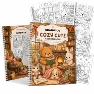 Cozy Cute Coloring Book – Fun Coloring Pages