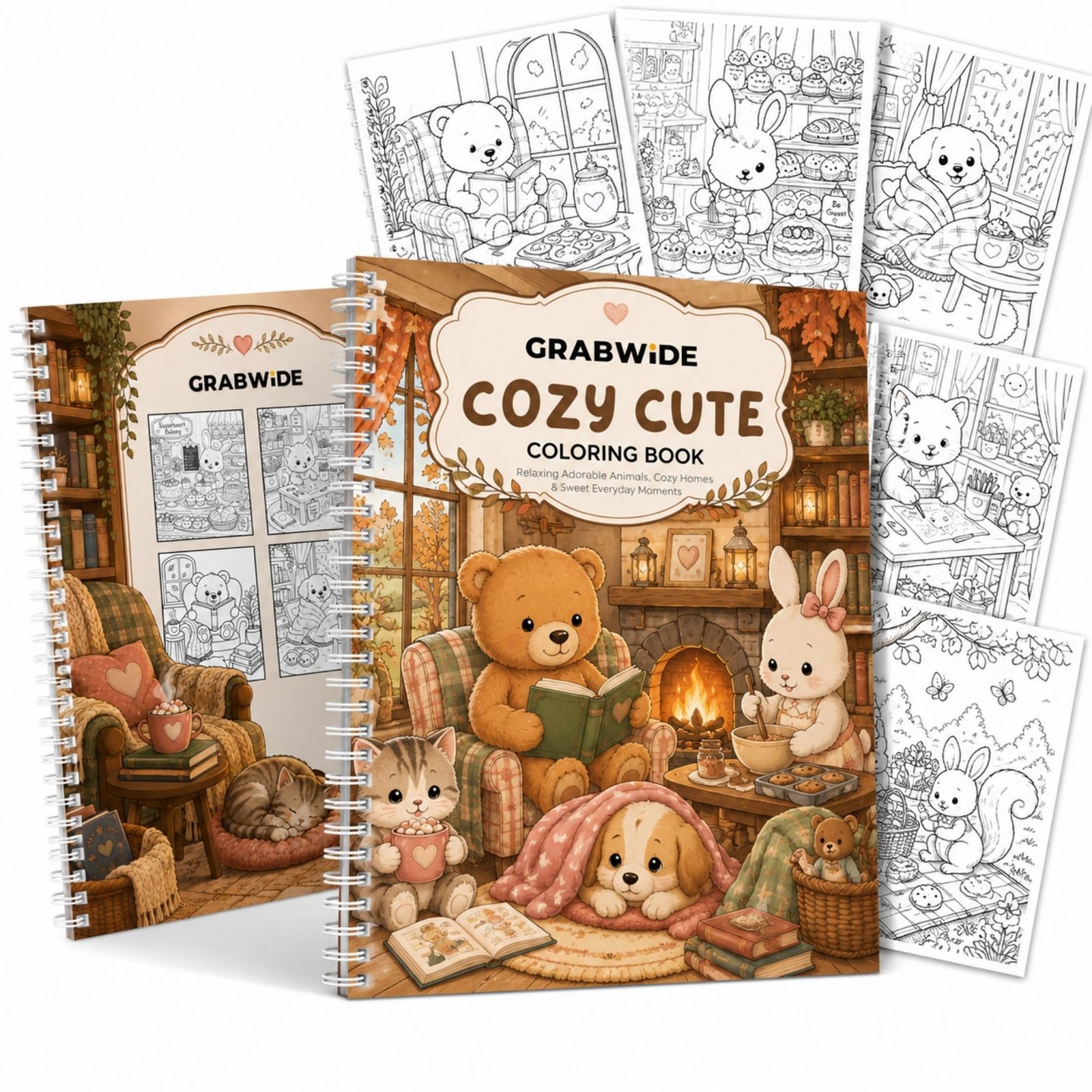 Cozy Cute Coloring Book - Fun Coloring Pages