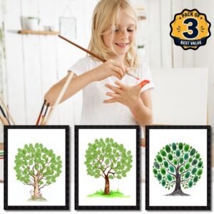DIY Handprint Footprint Keepsake Photo Frame – Pack of 3 | Baby & Kids Gift