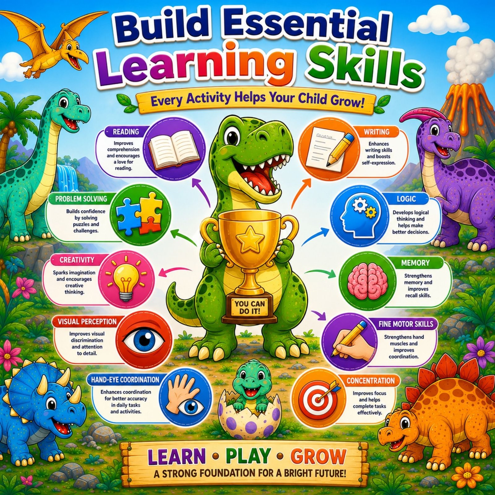 Dinosaur Adventure Activity Book for Kids Ages 4–12