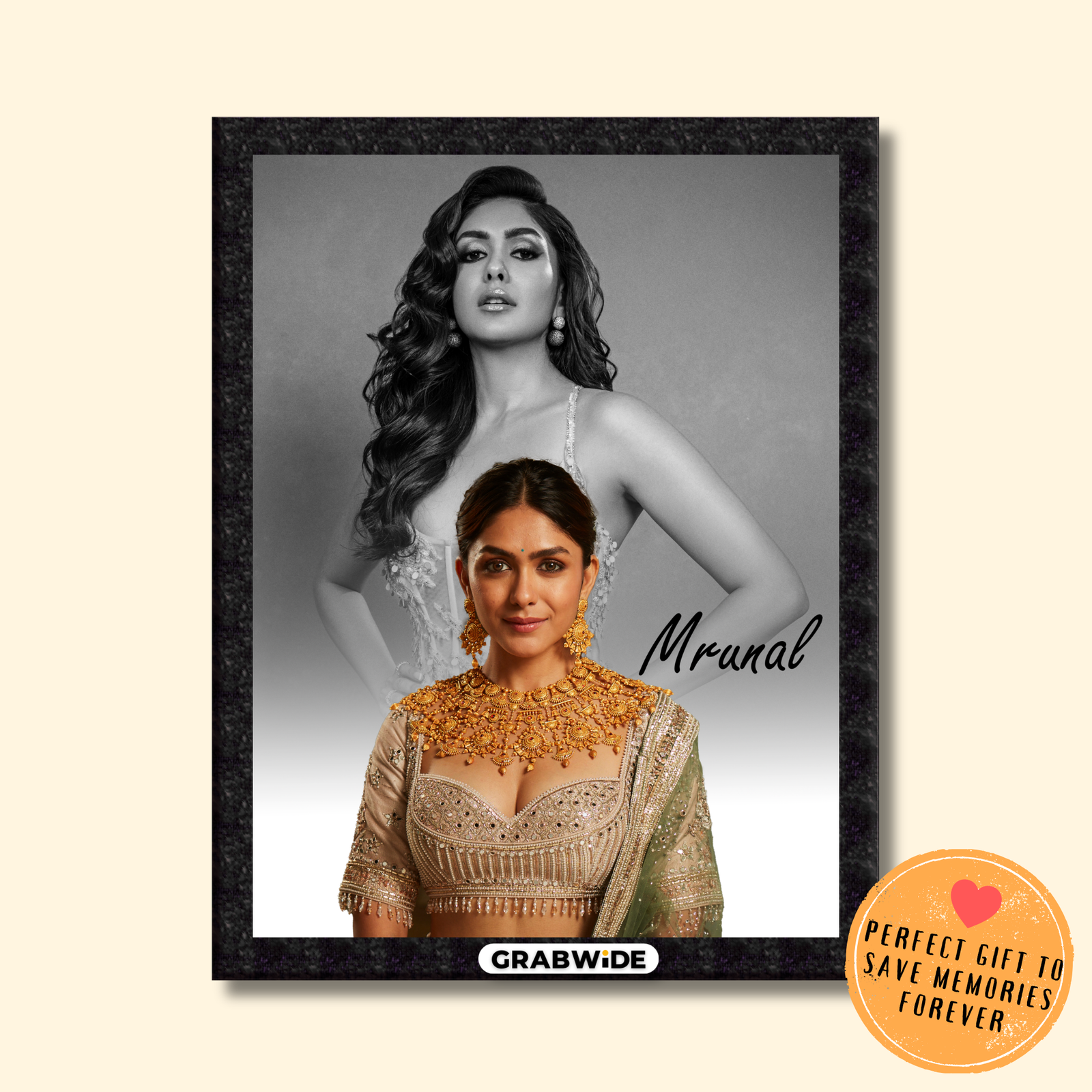 Grabwide Personalized Custom Photo Frame for Her
