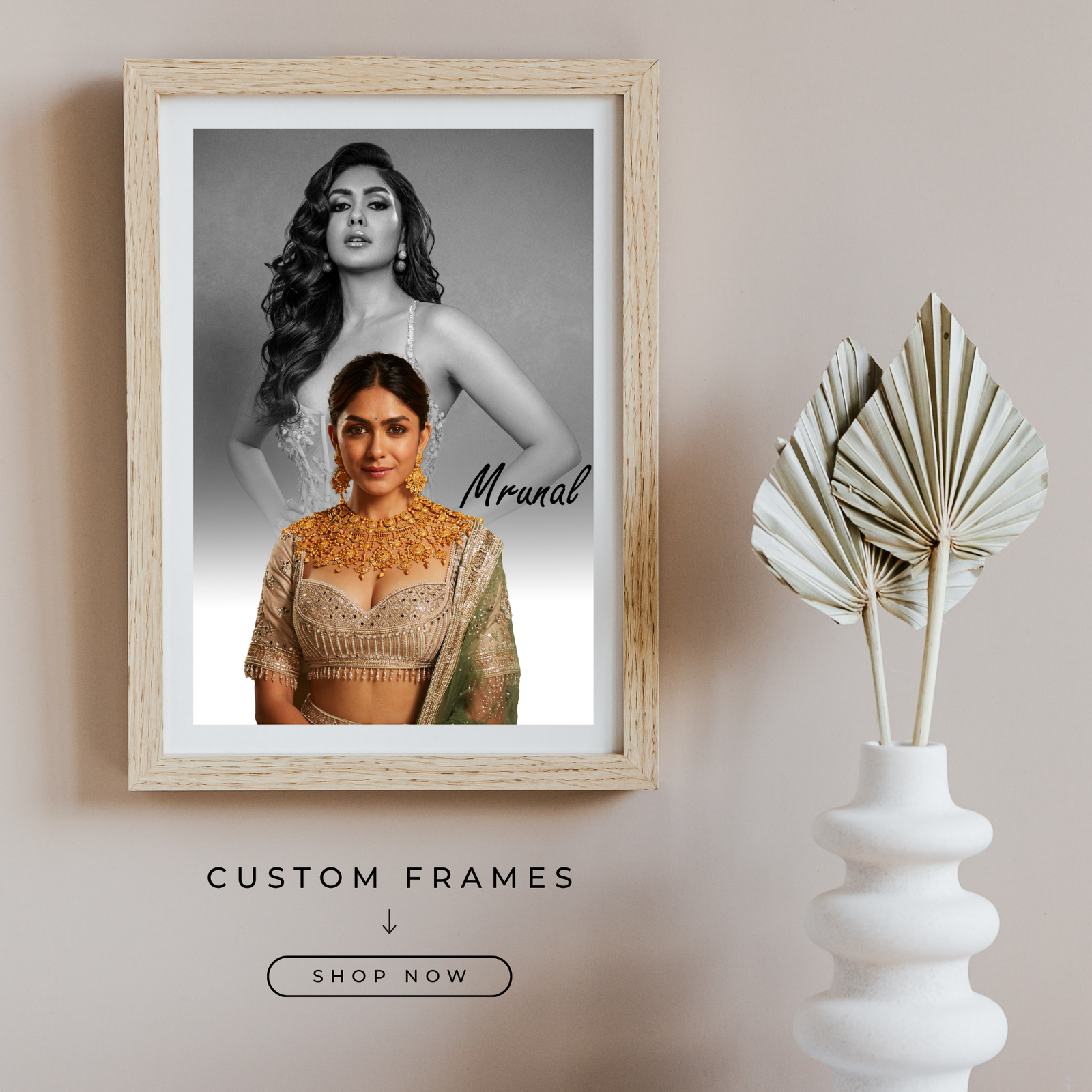 Grabwide Personalized Custom Photo Frame for Her