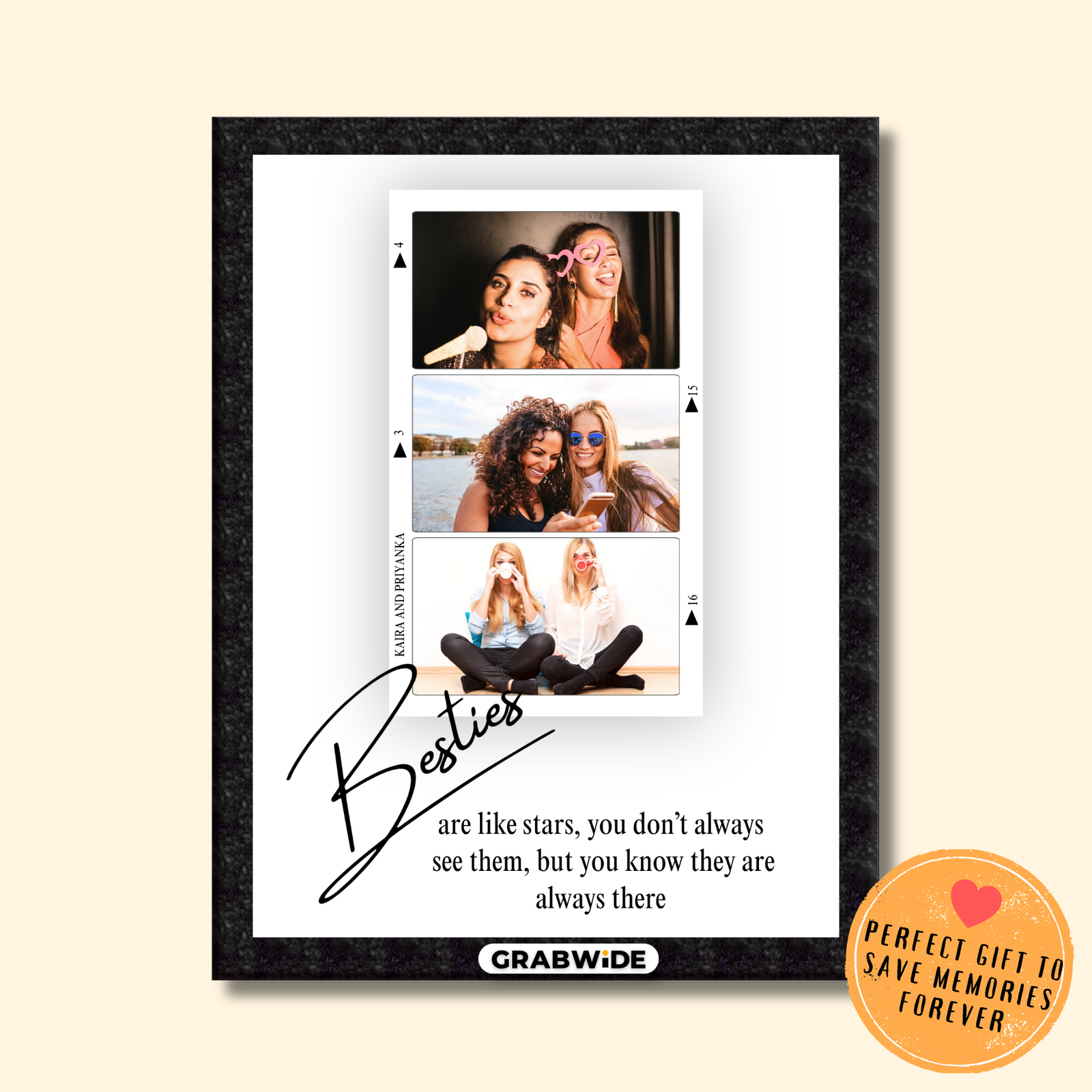 Grabwide Personalized Best Friend Photo Frame