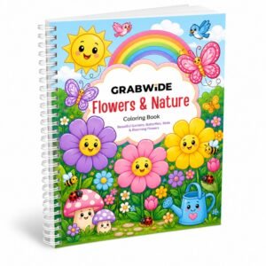 Flowers & Nature Coloring Book – Fun Coloring Pages