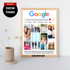 Grabwide Personalized Google Search Friends Photo Frame