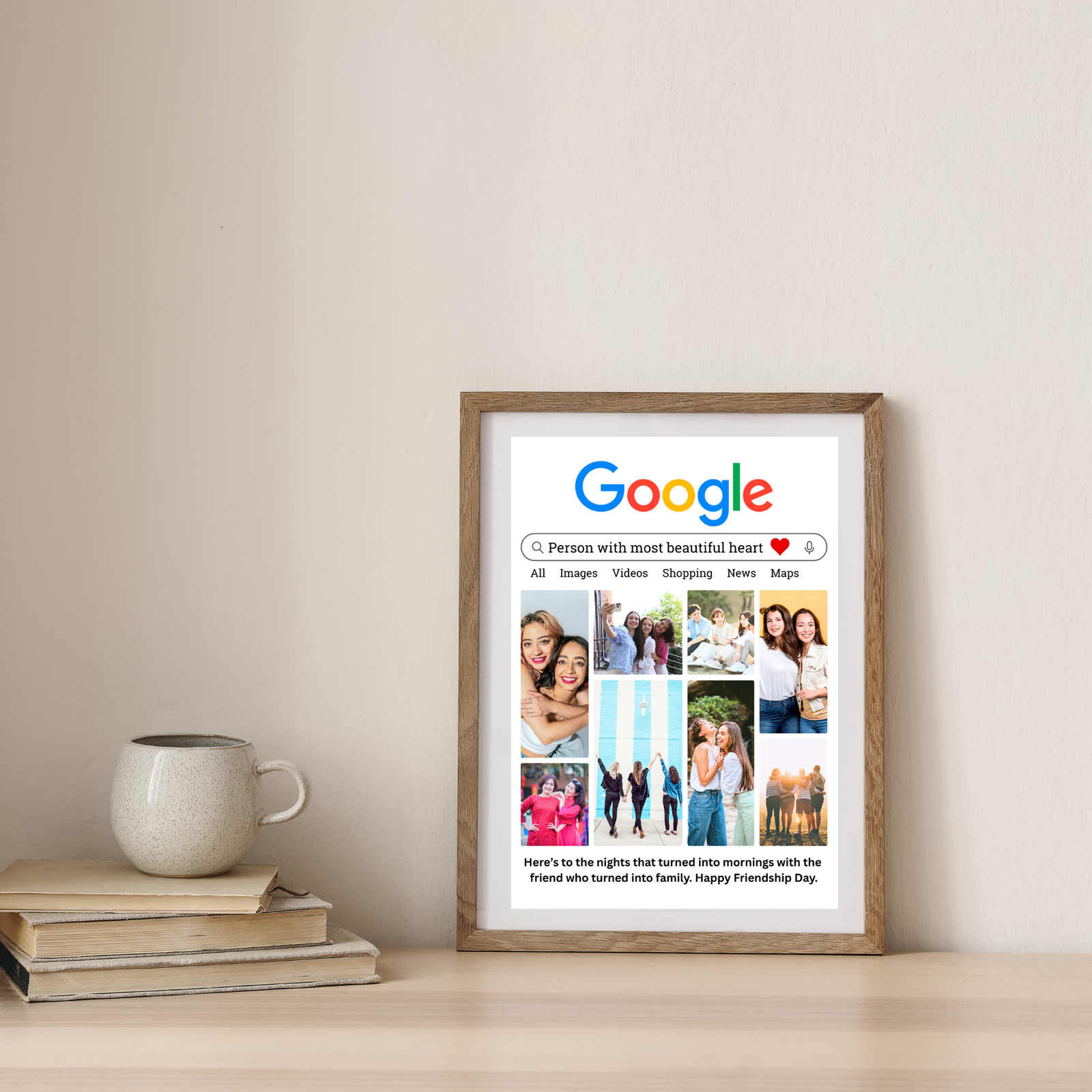 Grabwide Personalized Google Search Friends Photo Frame