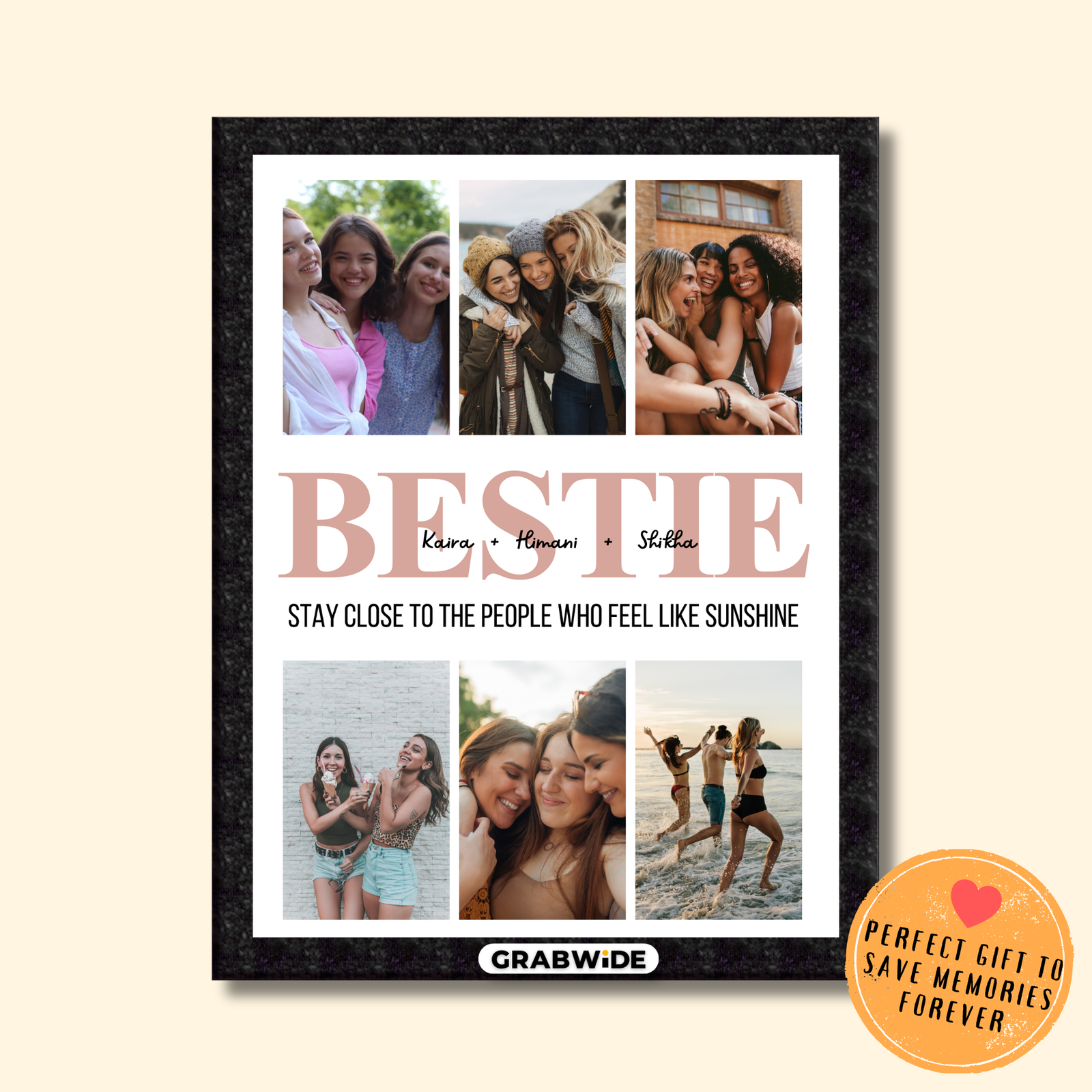 Grabwide Personalized Best Friends Photo Frame
