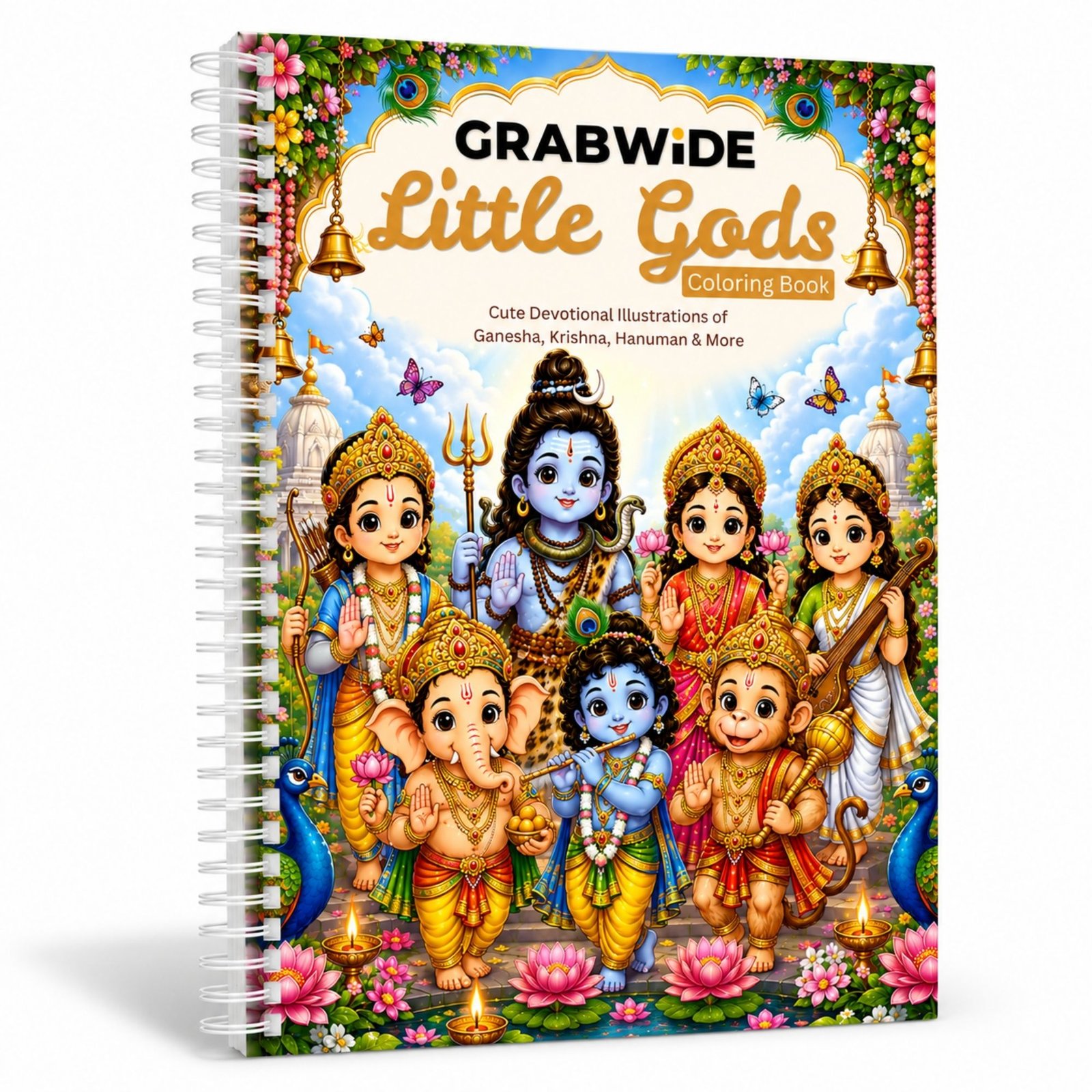 Grabwide Cute Animals Coloring Book - Fun Coloring Pages