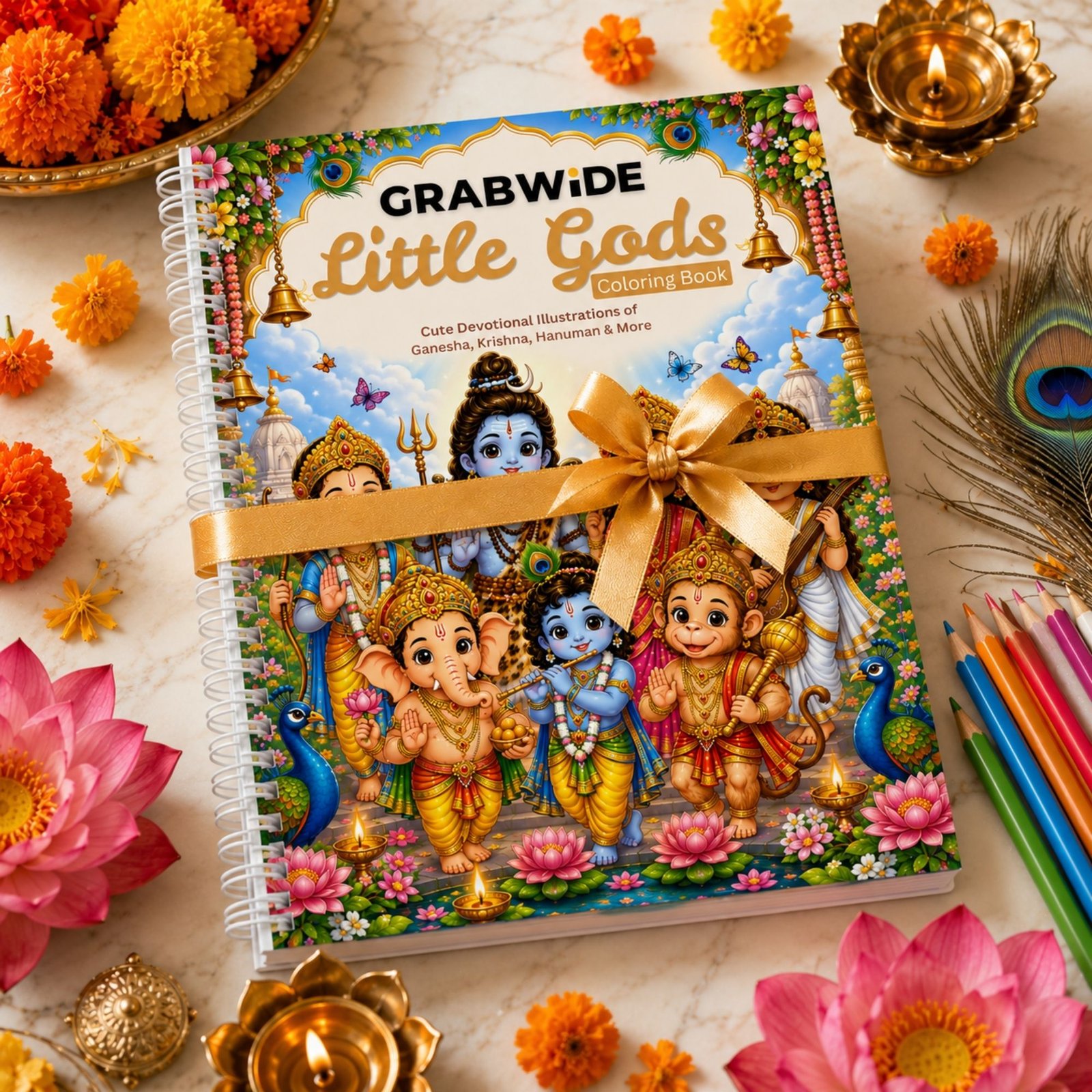 Grabwide Cute Animals Coloring Book - Fun Coloring Pages