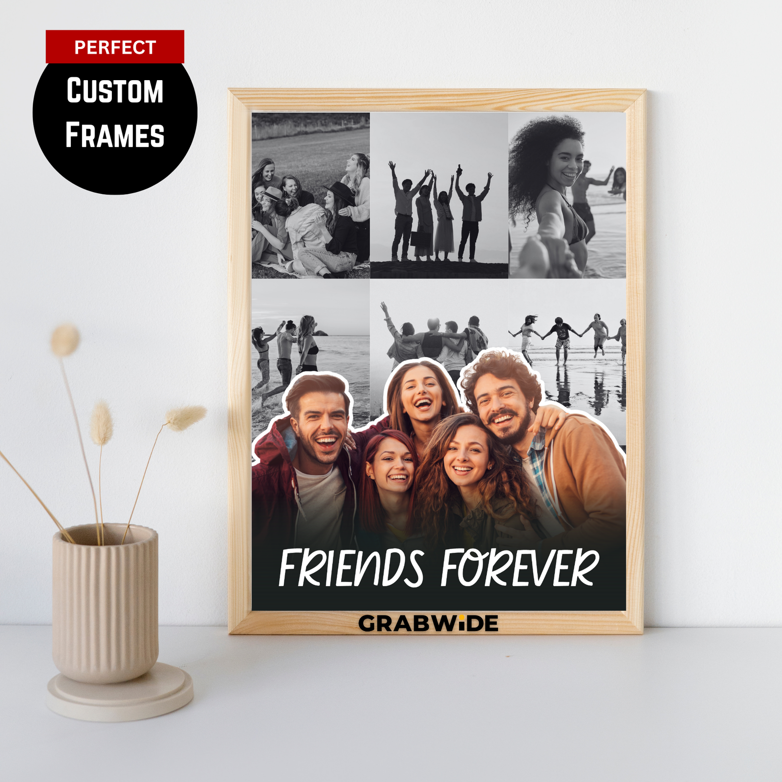 Grabwide Personalized Friends Forever Photo Frame