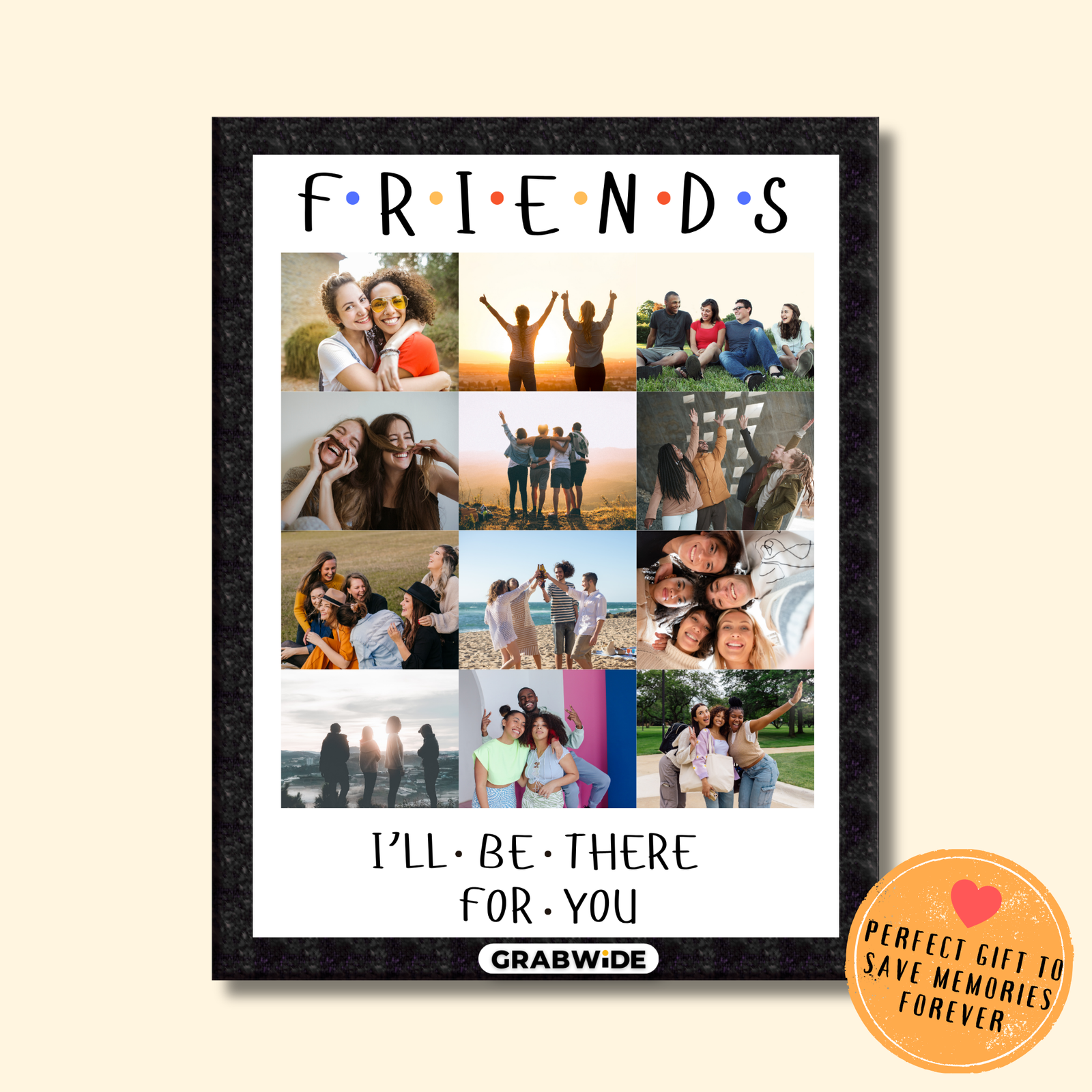 Grabwide Personalized Friends Photo Frame