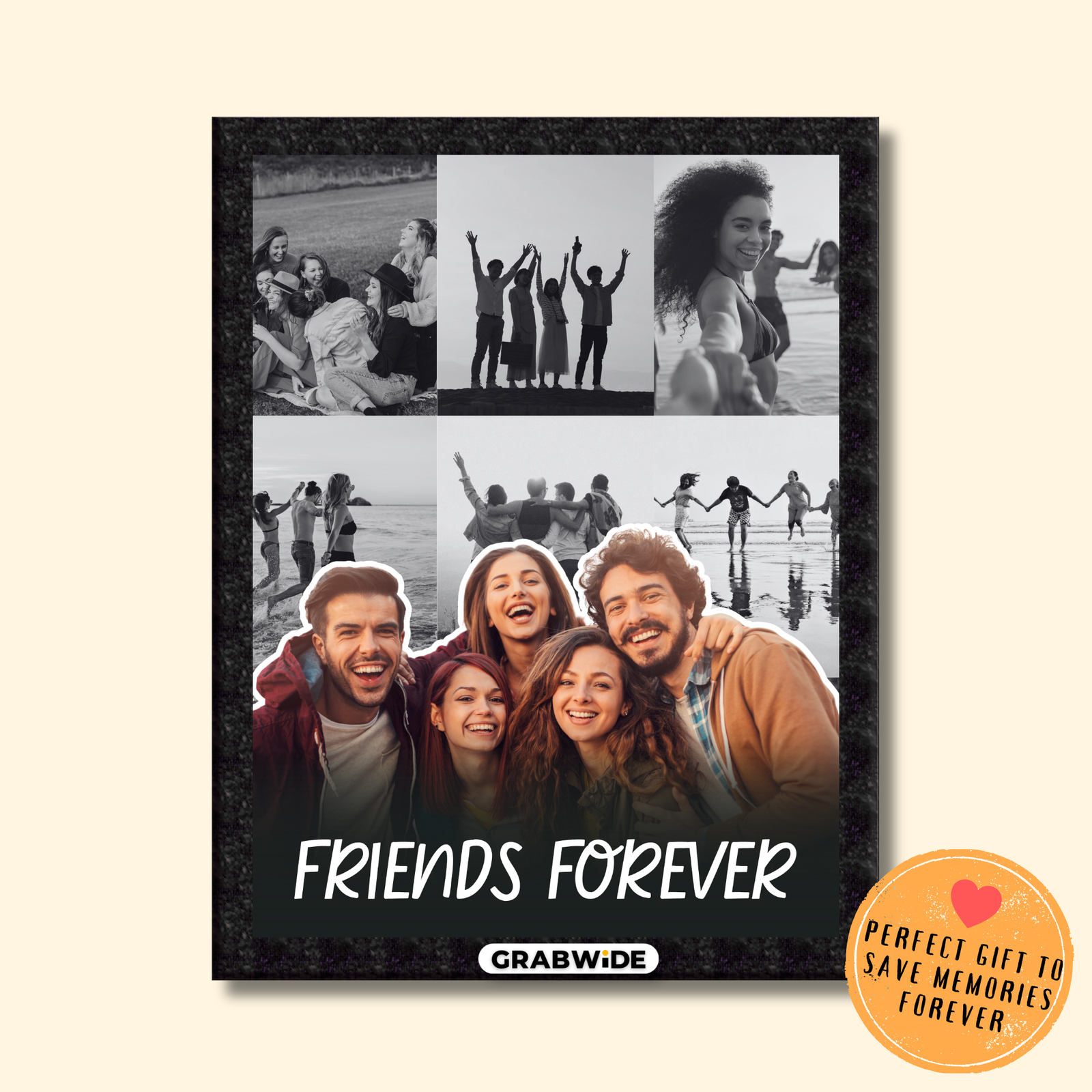Grabwide Personalized Friends Forever Photo Frame