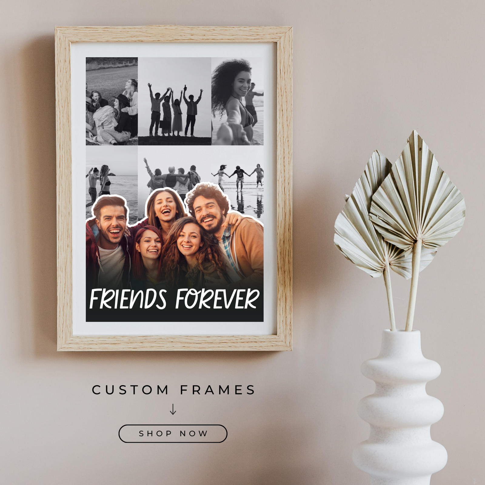 Grabwide Personalized Friends Forever Photo Frame