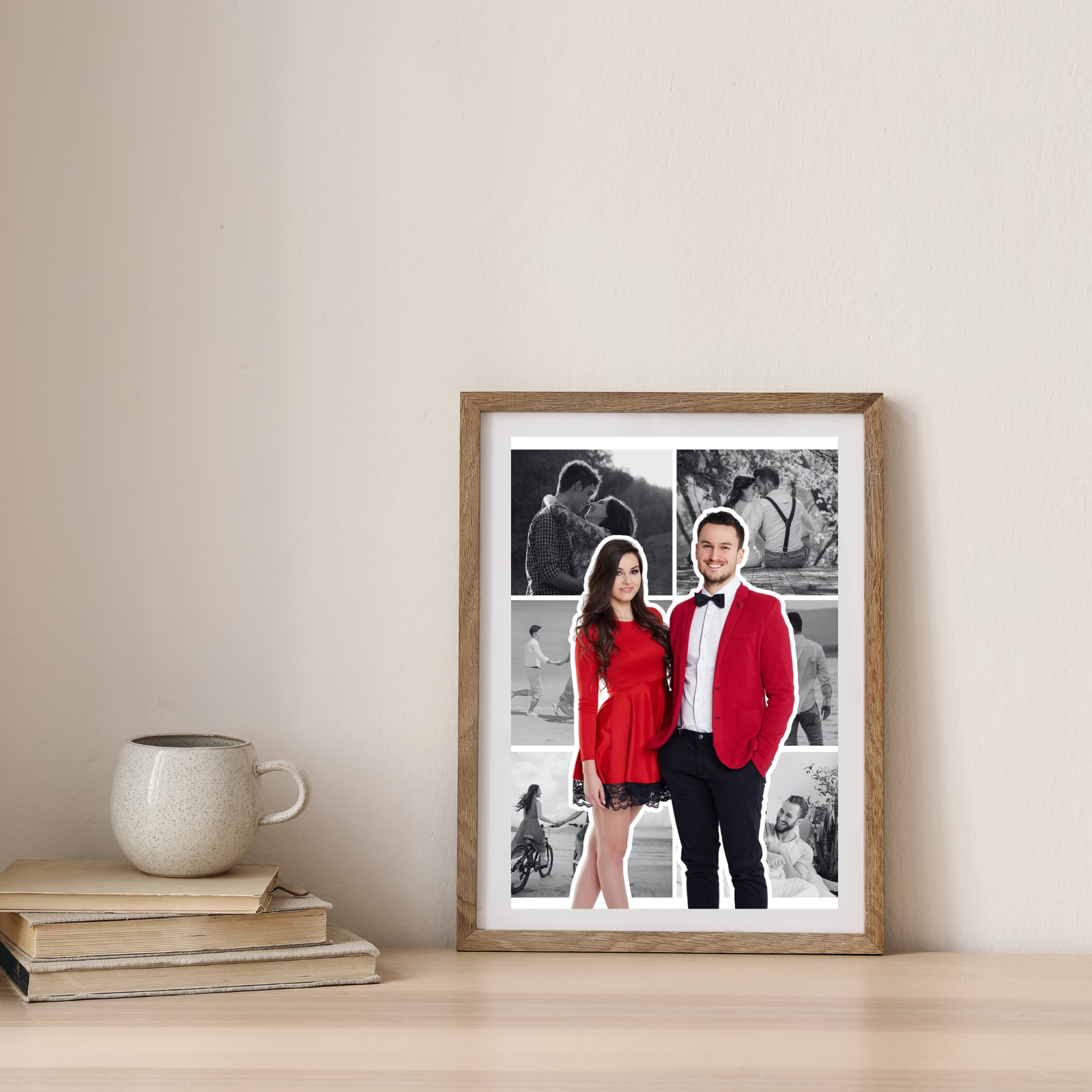 Grabwide Personalized Couple Photo Collage Frame