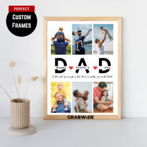 Grabwide Personalized Photo Frame for Dad & Mom