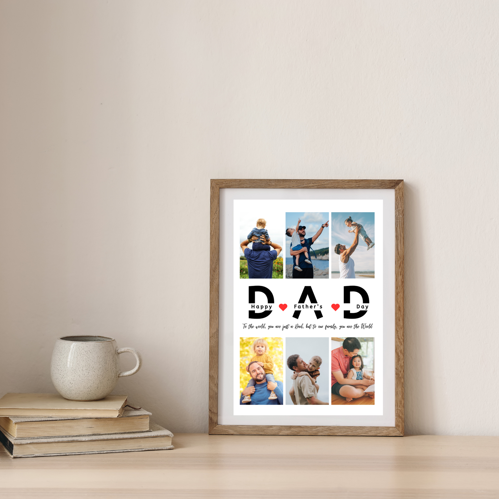 Grabwide Personalized Photo Frame for Dad & Mom