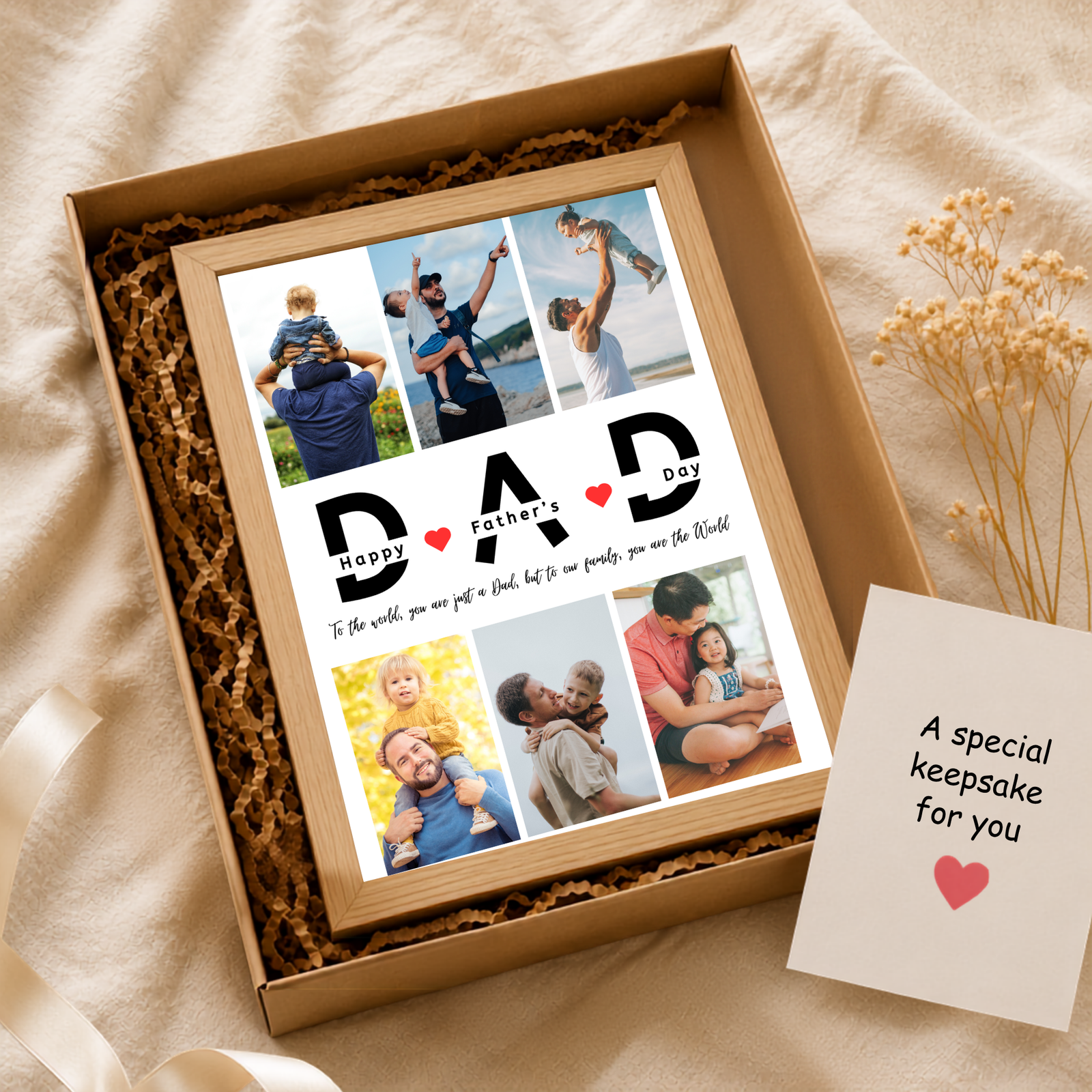 Grabwide Personalized Photo Frame for Dad & Mom